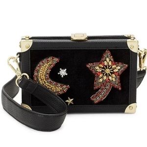 Sam Edelman Aeron Hard Case Leather Crossbody Bag